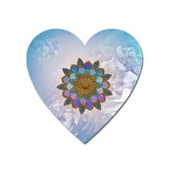 Wonderful Mandala Heart Magnet by FantasyWorld7