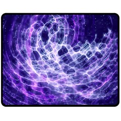 Abstract Background Space Double Sided Fleece Blanket (medium)  by HermanTelo