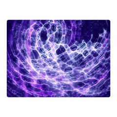 Abstract Background Space Double Sided Flano Blanket (mini) 