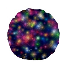 Abstract Background Graphic Space Standard 15  Premium Flano Round Cushions