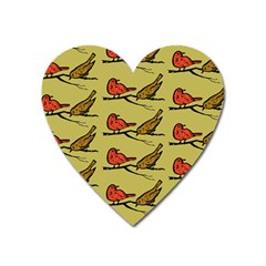 Bird Animal Nature Wild Wildlife Heart Magnet by HermanTelo