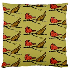 Bird Animal Nature Wild Wildlife Large Cushion Case (two Sides) by HermanTelo