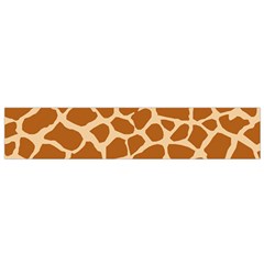 Giraffe Skin Pattern Small Flano Scarf