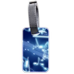 Music Sound Musical Love Melody Luggage Tags (two Sides)