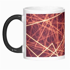 Light Fiber Black Fractal Art Morph Mugs