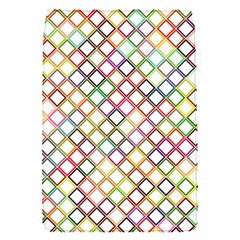 Grid Colorful Multicolored Square Removable Flap Cover (s)