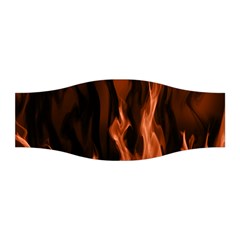 Smoke Flame Abstract Orange Red Stretchable Headband