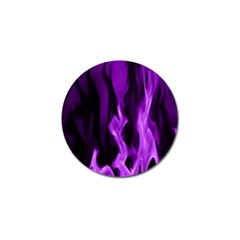 Smoke Flame Abstract Purple Golf Ball Marker (10 Pack) by HermanTelo