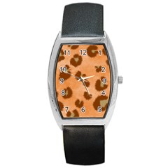 Seamless Tile Background Abstract Barrel Style Metal Watch