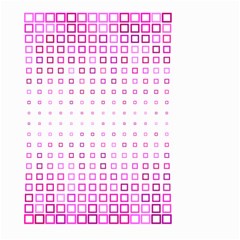 Square Pink Pattern Decoration Large Garden Flag (two Sides) by HermanTelo