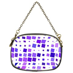 Square Purple Angular Sizes Chain Purse (two Sides) by HermanTelo