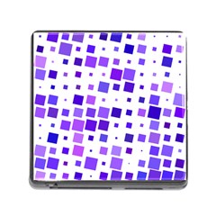 Square Purple Angular Sizes Memory Card Reader (square 5 Slot) by HermanTelo