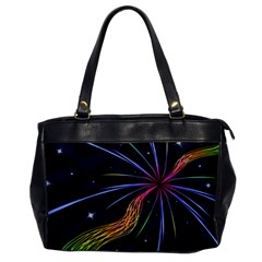 Stars Space Firework Burst Light Oversize Office Handbag by HermanTelo