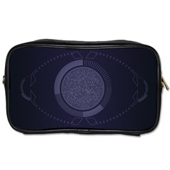 Technology Eye Toiletries Bag (two Sides)