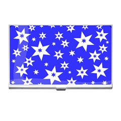 Star Background Pattern Advent Business Card Holder