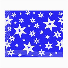 Star Background Pattern Advent Small Glasses Cloth (2-side) by HermanTelo