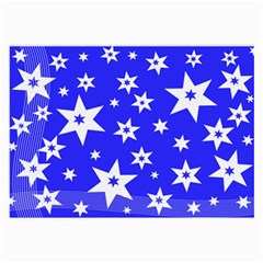 Star Background Pattern Advent Large Glasses Cloth by HermanTelo