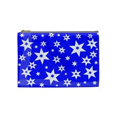 Star Background Pattern Advent Cosmetic Bag (medium) by HermanTelo