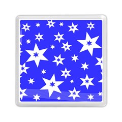 Star Background Pattern Advent Memory Card Reader (square) by HermanTelo