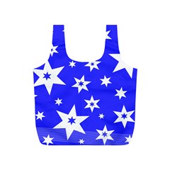 Star Background Pattern Advent Full Print Recycle Bag (s) by HermanTelo
