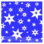 Star Background Pattern Advent Large Satin Scarf (Square) Front