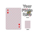 Wallpaper Abstract Pattern Graphic Playing Cards Double Sided (Mini) Front - Diamond8