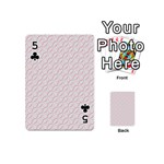 Wallpaper Abstract Pattern Graphic Playing Cards Double Sided (Mini) Front - Club5