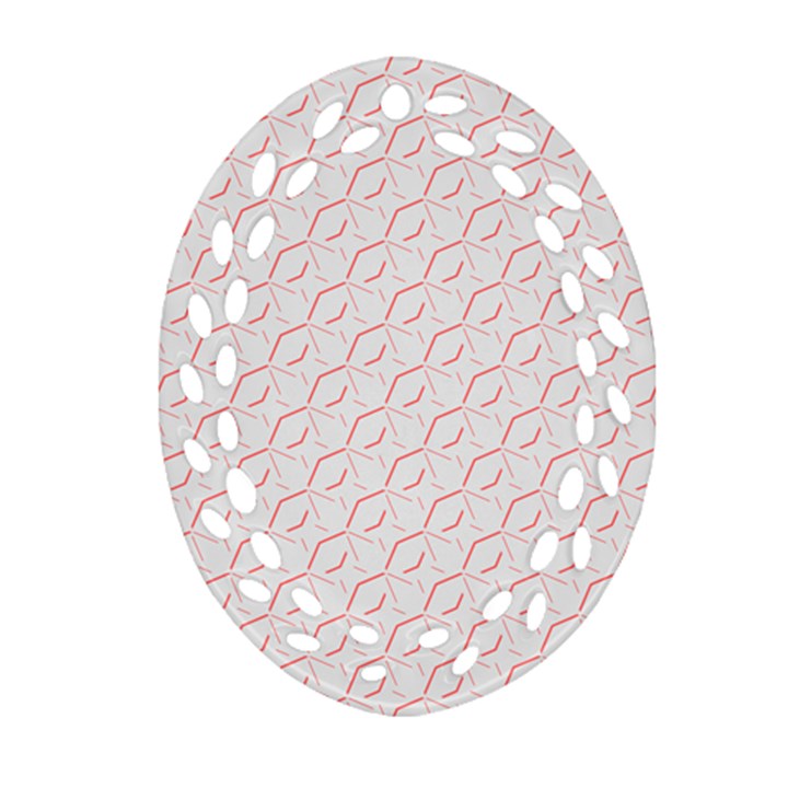 Wallpaper Abstract Pattern Graphic Oval Filigree Ornament (Two Sides)