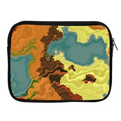 Map Geography World Yellow Apple Ipad 2/3/4 Zipper Cases by HermanTelo