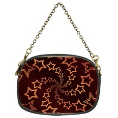 Gold Stars Spiral Chic Chain Purse (one Side) by HermanTelo