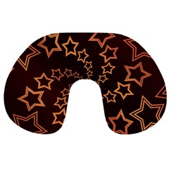 Gold Stars Spiral Chic Travel Neck Pillows