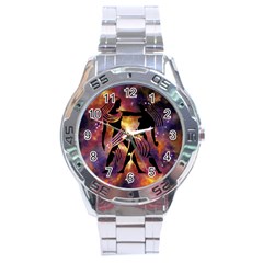 Zodiac Horoscope Astrology Stainless Steel Analogue Watch by HermanTelo