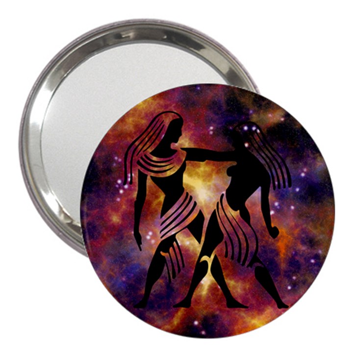 Zodiac Horoscope Astrology 3  Handbag Mirrors