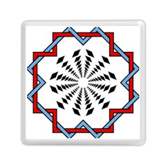 Star Illusion Mandala Memory Card Reader (square) by HermanTelo