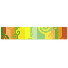 Ring Kringel Background Abstract Yellow Large Flano Scarf 