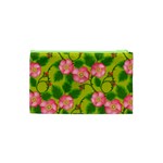 Roses Flowers Pattern Bud Pink Cosmetic Bag (XS) Back