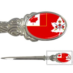 Flag Of The Canadian Army Letter Opener by abbeyz71