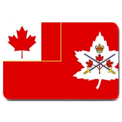 Flag Of The Canadian Army Large Doormat  by abbeyz71