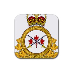 Badge Of The Canadian Army Rubber Coaster (square)  by abbeyz71