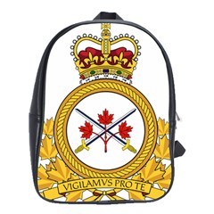 Badge Of The Canadian Army School Bag (large) by abbeyz71