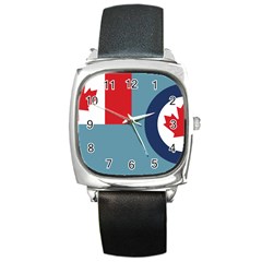 Air Force Ensign Of Canada Square Metal Watch by abbeyz71