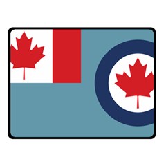Air Force Ensign Of Canada Double Sided Fleece Blanket (small)  by abbeyz71