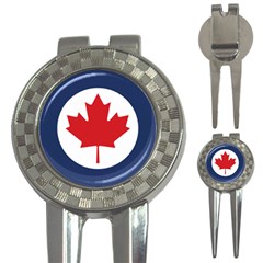 Roundel Of Canadian Air Force 3-in-1 Golf Divots by abbeyz71