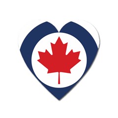 Roundel Of Canadian Air Force Heart Magnet by abbeyz71