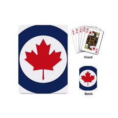 Roundel Of Canadian Air Force Playing Cards (mini) by abbeyz71