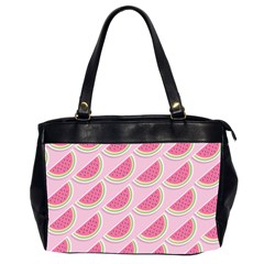 Melons Pattern Food Fruits Melon Oversize Office Handbag (2 Sides) by Pakrebo