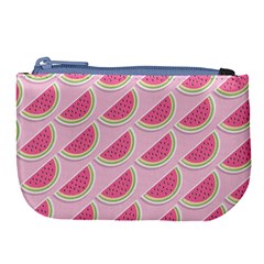 Melons Pattern Food Fruits Melon Large Coin Purse by Pakrebo