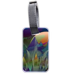 Mountains Abstract Mountain Range Luggage Tags (Two Sides)