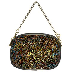 Flames Pattern Texture Gold Chain Purse (one Side) by Pakrebo