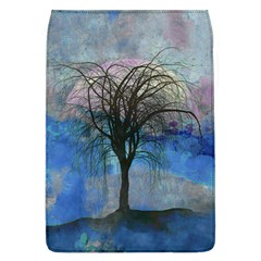 Tree Moon Sky Watercolor Painting Removable Flap Cover (l)